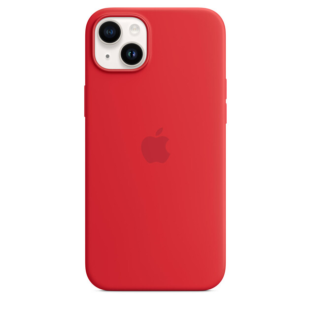 Apple iPhone 14 Plus Silicone Case mit MagSafe, (PRODUCT)RED
